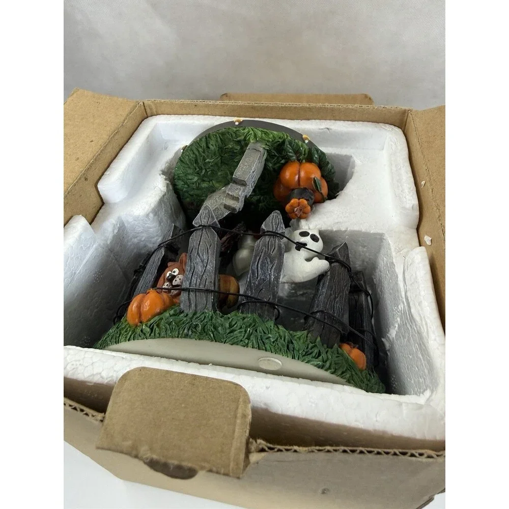 Gold Canyon Pumpkin Harvest Candle Holder Autumn Thanksgiving Vintage Box 82983